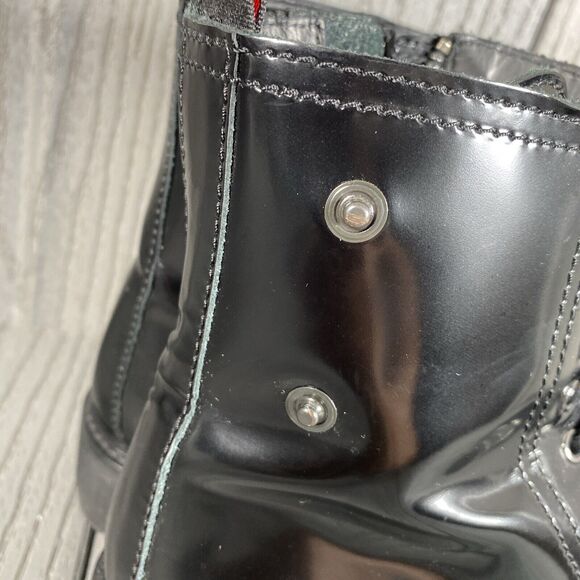 ZADIG & VOLTAIRE Black Leather Cap-Toe Ankle Boots 36 (No patch) Made Portugal - Picture 6 of 16